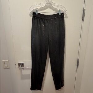 Black Sequin Pants